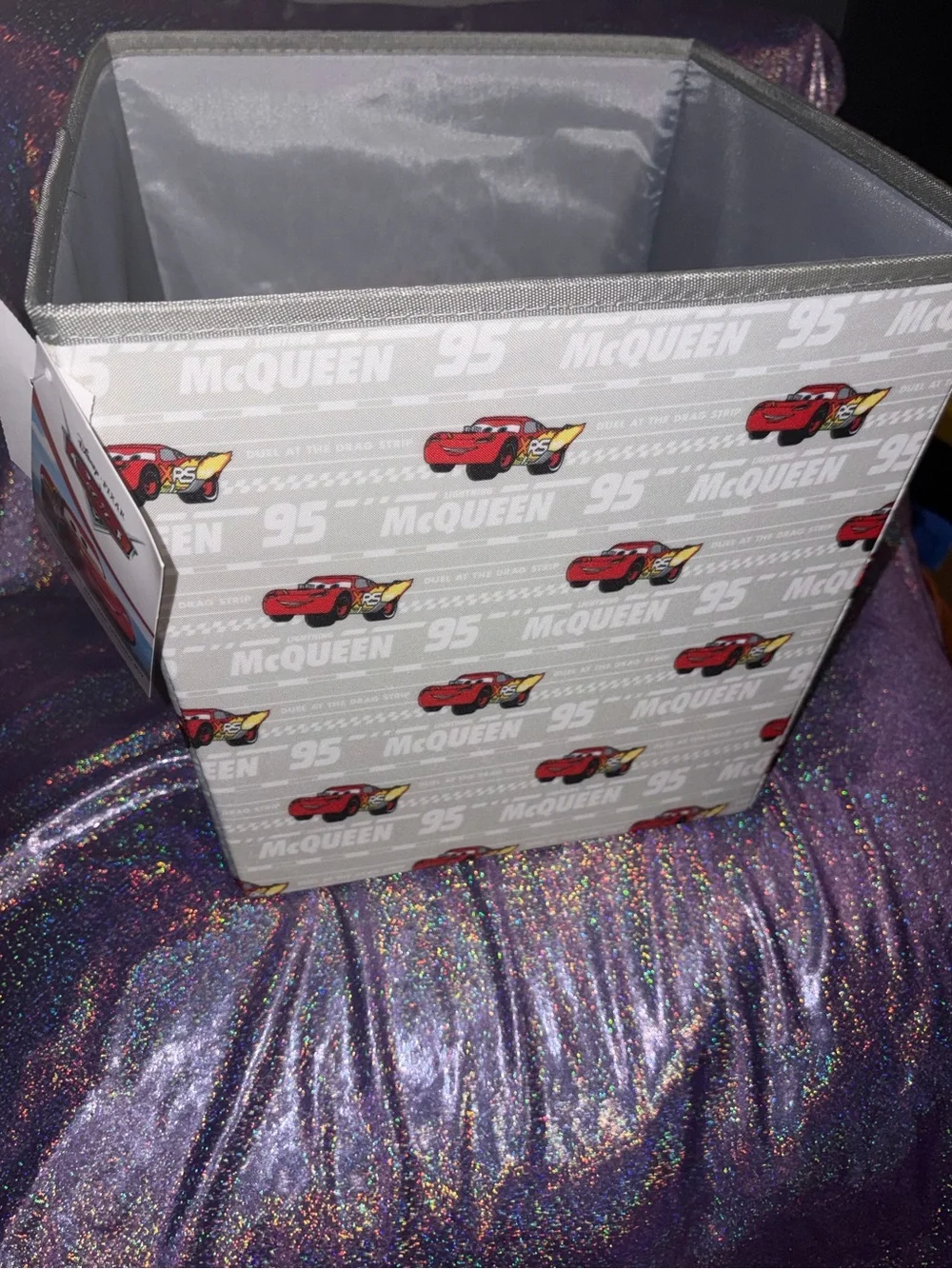 Lightning McQueen Storage Cube
